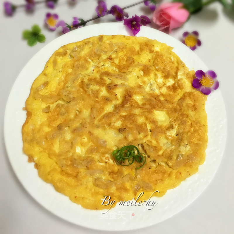 Dried Radish Omelette recipe