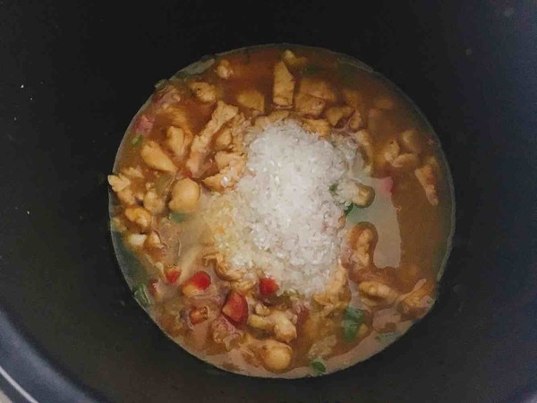 Curry Chicken Braised Rice recipe