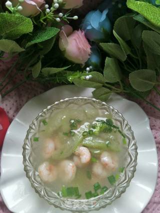 Loofah and Shrimp Soup recipe