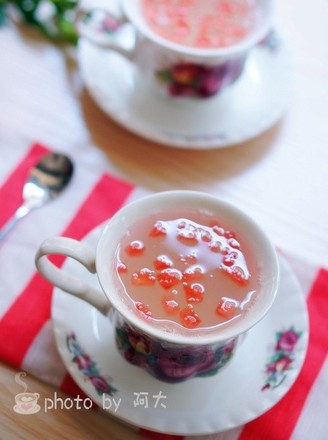 Watermelon Rice Wine Glutinous Rice Balls recipe