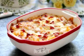 #四session Baking Contest and It's Love to Eat Festival#quick Hand Baked Spaghetti recipe