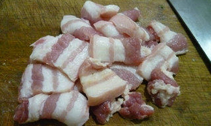 Steamed Pork Belly with Dried Radish recipe