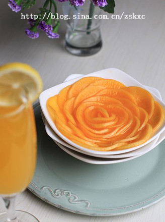 Orange Radish Flower recipe