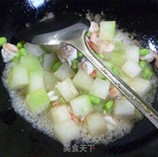 Edamame, Anchovy, Shrimp and Winter Melon recipe