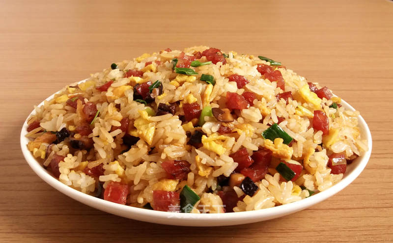 Fried Rice with Sausage and Egg recipe