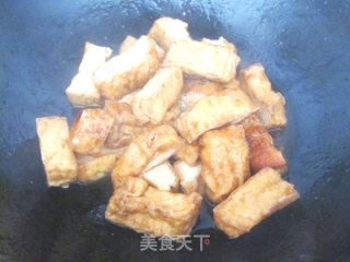 Braised Tofu in Oyster Sauce recipe