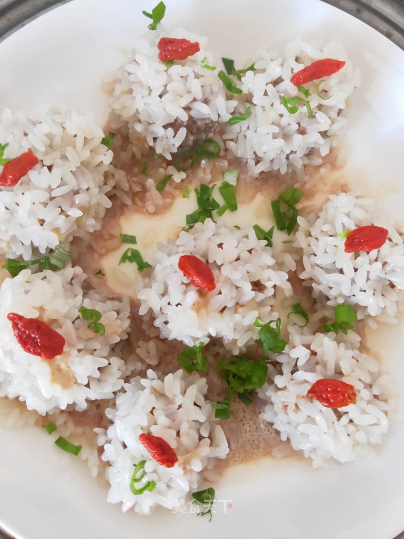 Glutinous Rice Meatballs recipe