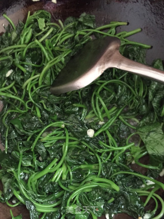 Stir-fried Sweet Potato Leaves recipe