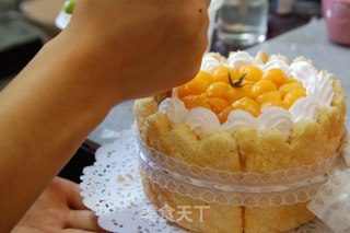 Birthday Cake for My Mother--【mango Cheesecake】no Baking recipe