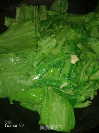 Garlic Oil Lettuce recipe