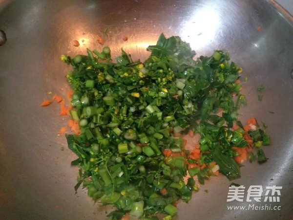 Fried Rice with Walnut and Choy Sum recipe