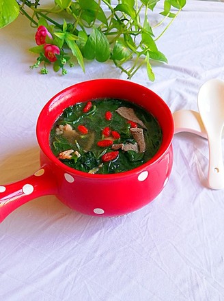 Pork Liver and Lean Meat and Wolfberry Soup recipe