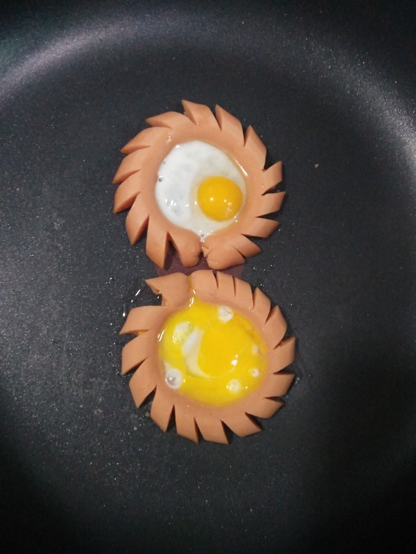 Quail Egg Ham Sausage recipe