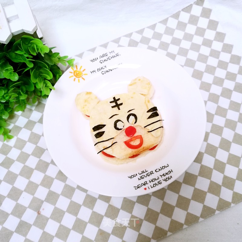 Kid's Fun Meal-qiaohu Sandwich recipe