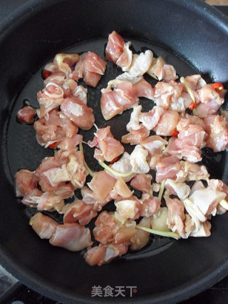 [home Cooking] Spicy Stir-fried Cabbage Chicken recipe