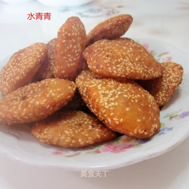 Sesame Sweet Potato Glutinous Rice Cake recipe