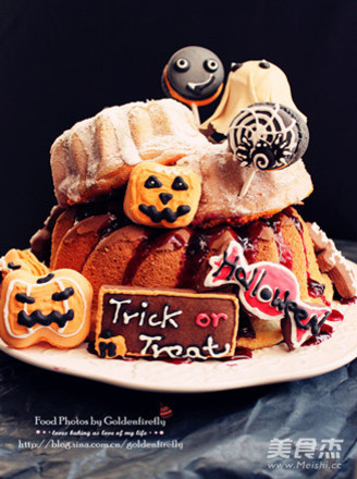 Halloween Spooky Cake Castle recipe