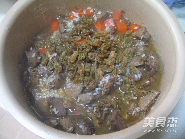 Rice Cooker Version of Xinjiang Hand Pilaf recipe