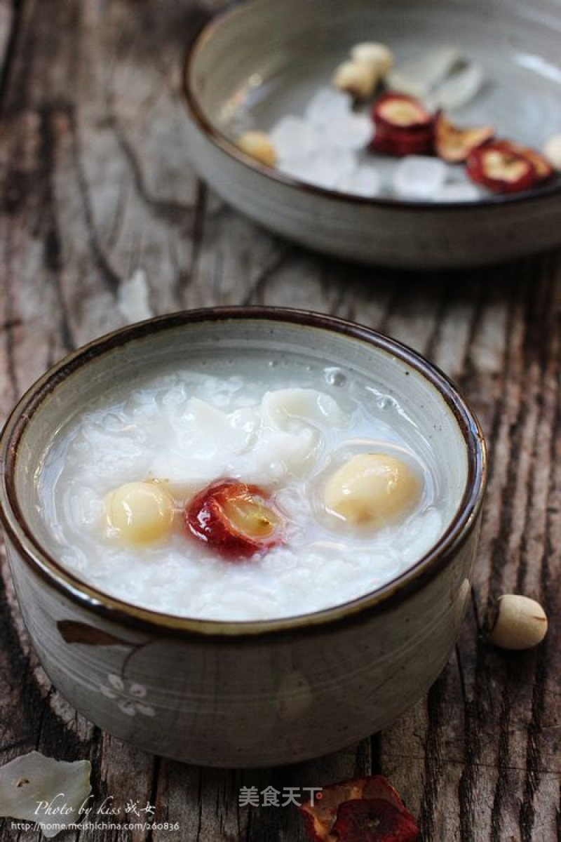Hawthorn, Lotus Seed and Lily Porridge recipe
