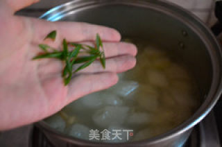 【golden Hooked Bamboo Sun and Winter Melon Soup】 recipe