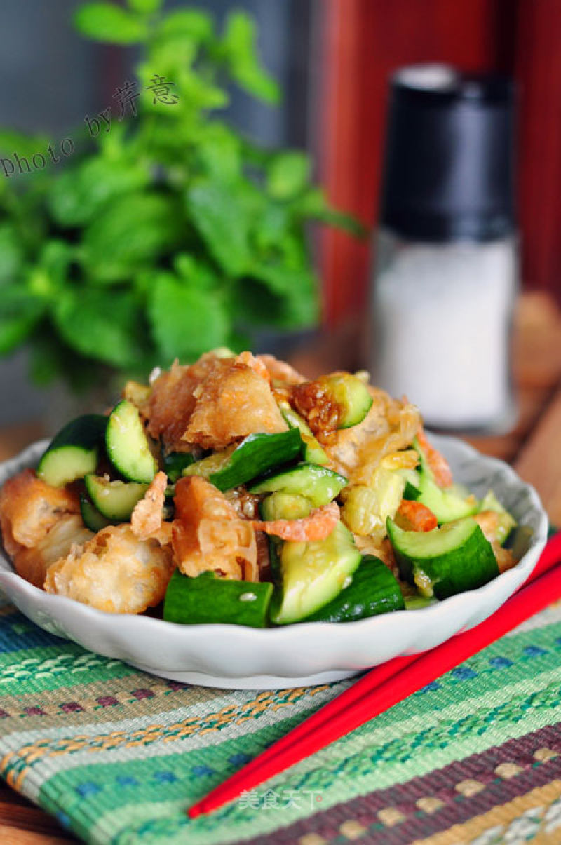 Cucumber Fritters recipe