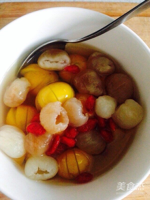 Stewed Small Kumquat with Rock Sugar and Longan Wolfberry recipe