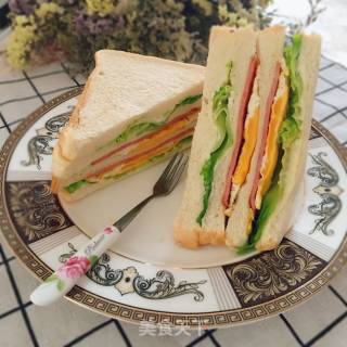 Egg Ham Sandwich recipe