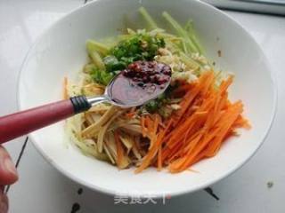 Lettuce Mixed with Bean Curd recipe