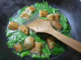 Rape Long You Tiao Rice Cake Soup recipe