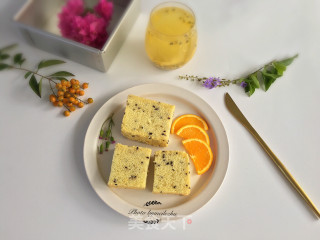 #四session Baking Contest and is Love to Eat Festival#8 Inch Square Black Sesame Chiffon Cake recipe