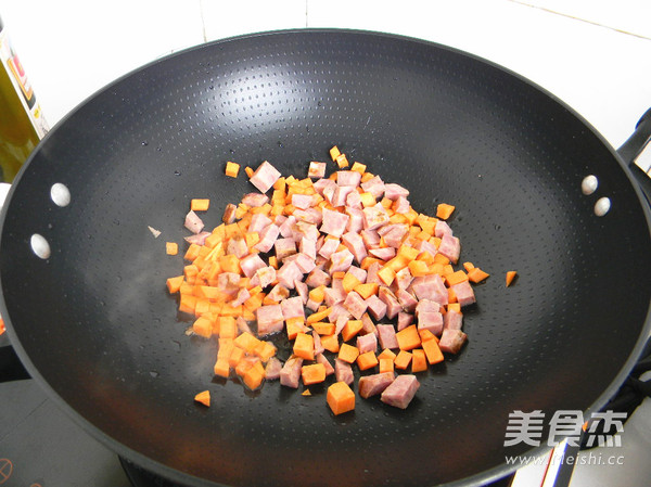 Fried Rice with Red Sausage recipe