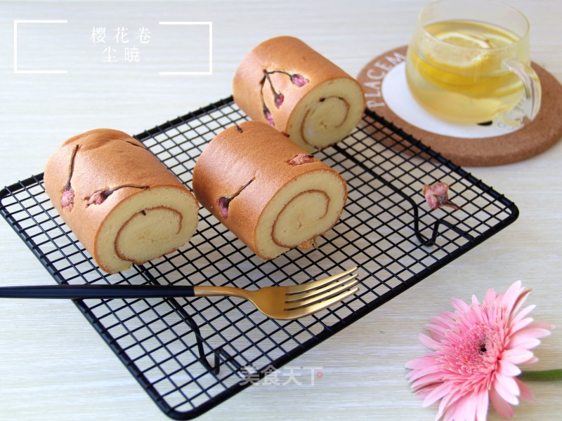 Sakura Cake Roll recipe