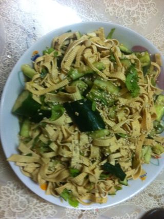 Cold Cucumber Tofu Skin recipe