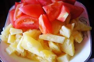 Stir-fried Tomatoes with Pineapple recipe