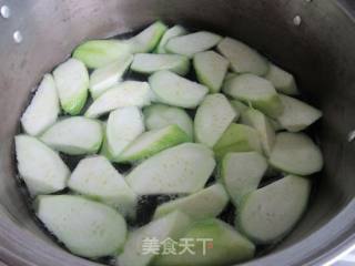 Loofah Fried Tofu recipe