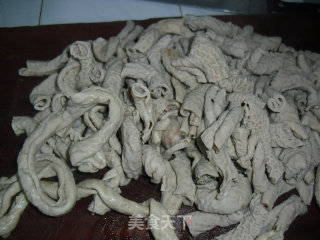 Fried Pig Small Intestines with Onions recipe