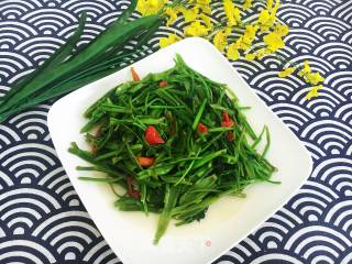 Vegetarian Stir-fried Water Spinach recipe