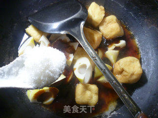 Braised Bamboo Shoots with Tofu in Oil recipe