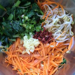 Carrot and Bean Sprouts recipe