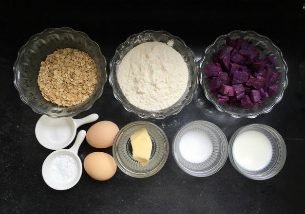 Oatmeal Purple Sweet Potato Scam recipe