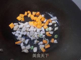Frozen Tofu Fried Three Diced recipe