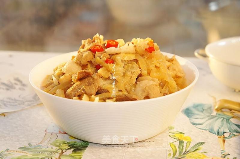 Sauerkraut Pork Stewed Frozen Tofu recipe
