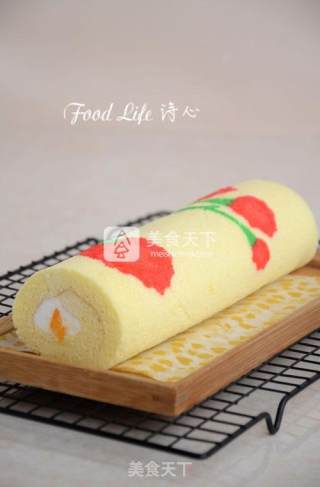 【painted Cake Rolls】 recipe