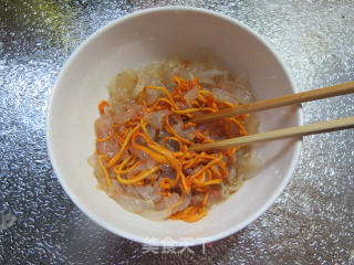 Cordyceps Mushroom Mixed Jellyfish Shreds recipe