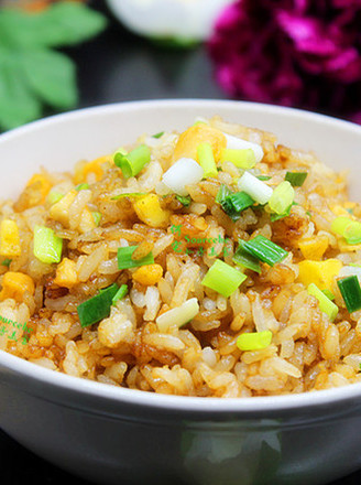 Salted Egg Yolk Fried Rice recipe