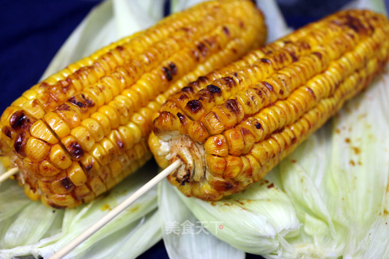 #四sessional Baking Contest and is Love to Eat Festival#roasted Honey-glazed Corn recipe