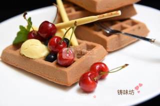 #aca Baking Star Competition Semi-final#【chocolate Waffle】 recipe