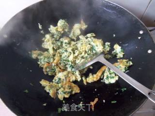 Fried Goose Eggs with Cilantro recipe