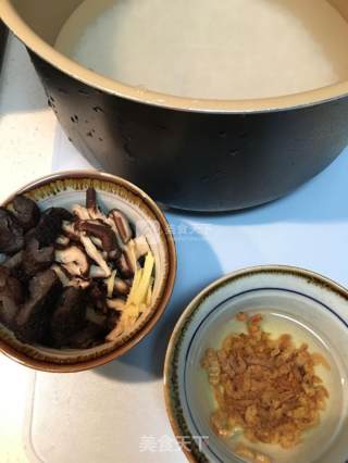 Mushroom Dried Congee recipe