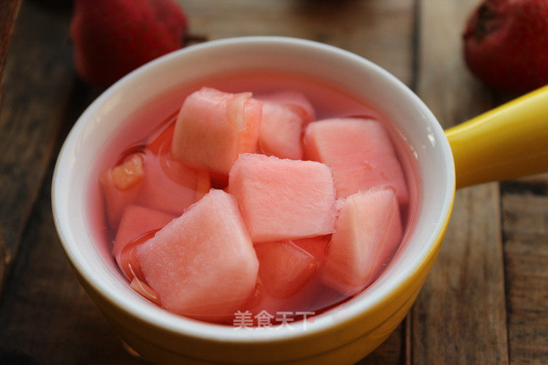 Low-key and Charming-carmine Radish recipe